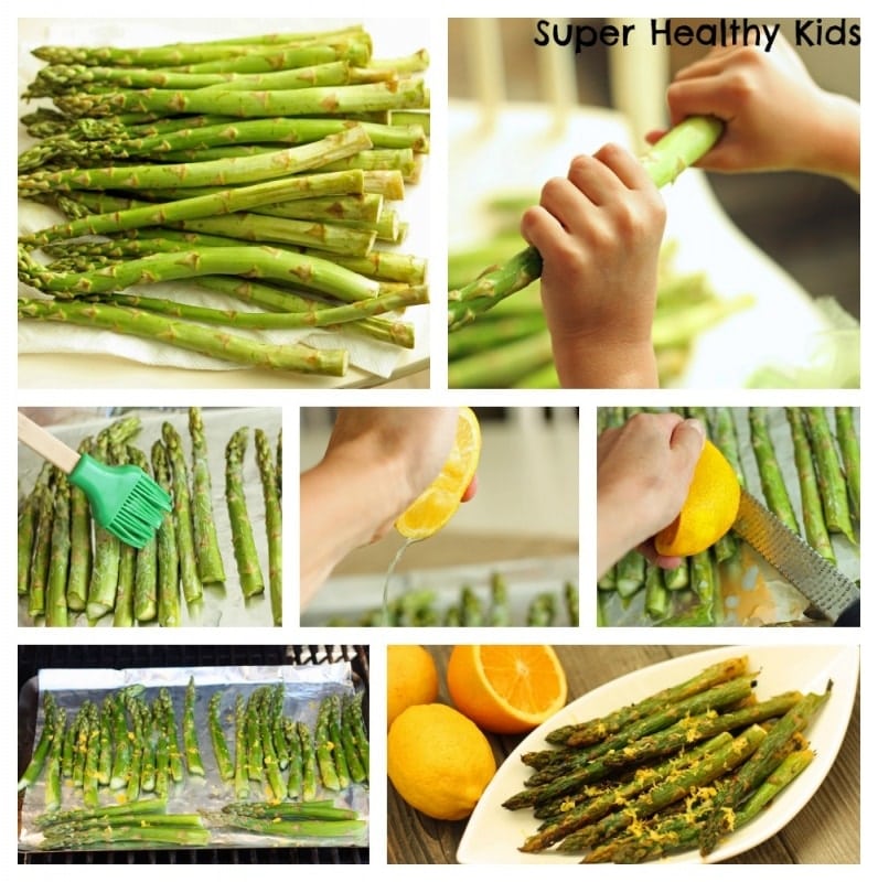 Citrus Grilled Asparagus Recipe Super Healthy Kids